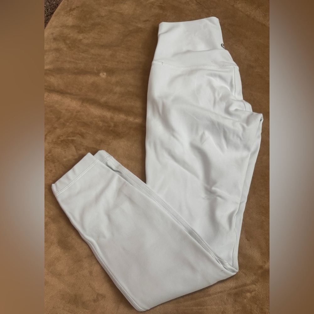 Lululemon Athletica Light Blue Leggings Slim Tapered Fit Size 4